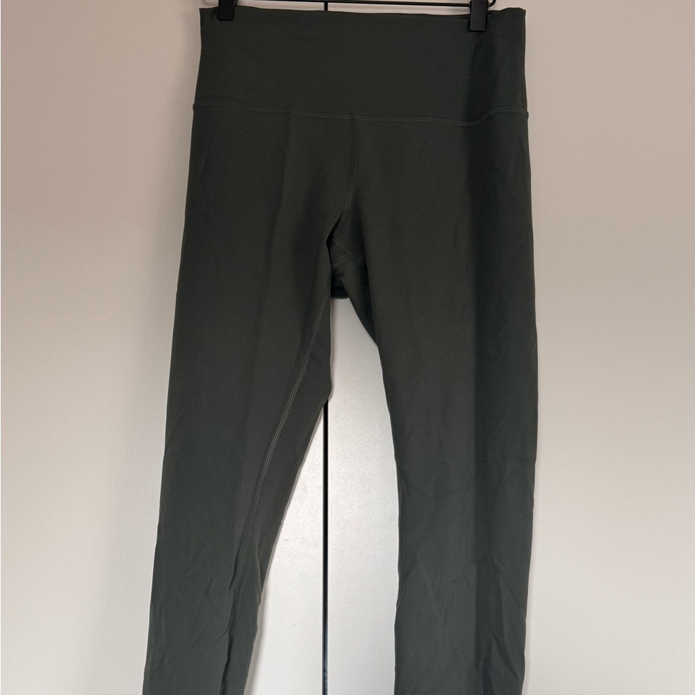 lululemon athletica smoked spruce green wunder train Leggings